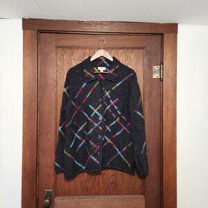 Appleseed's Colorful Felted Wool Sweater